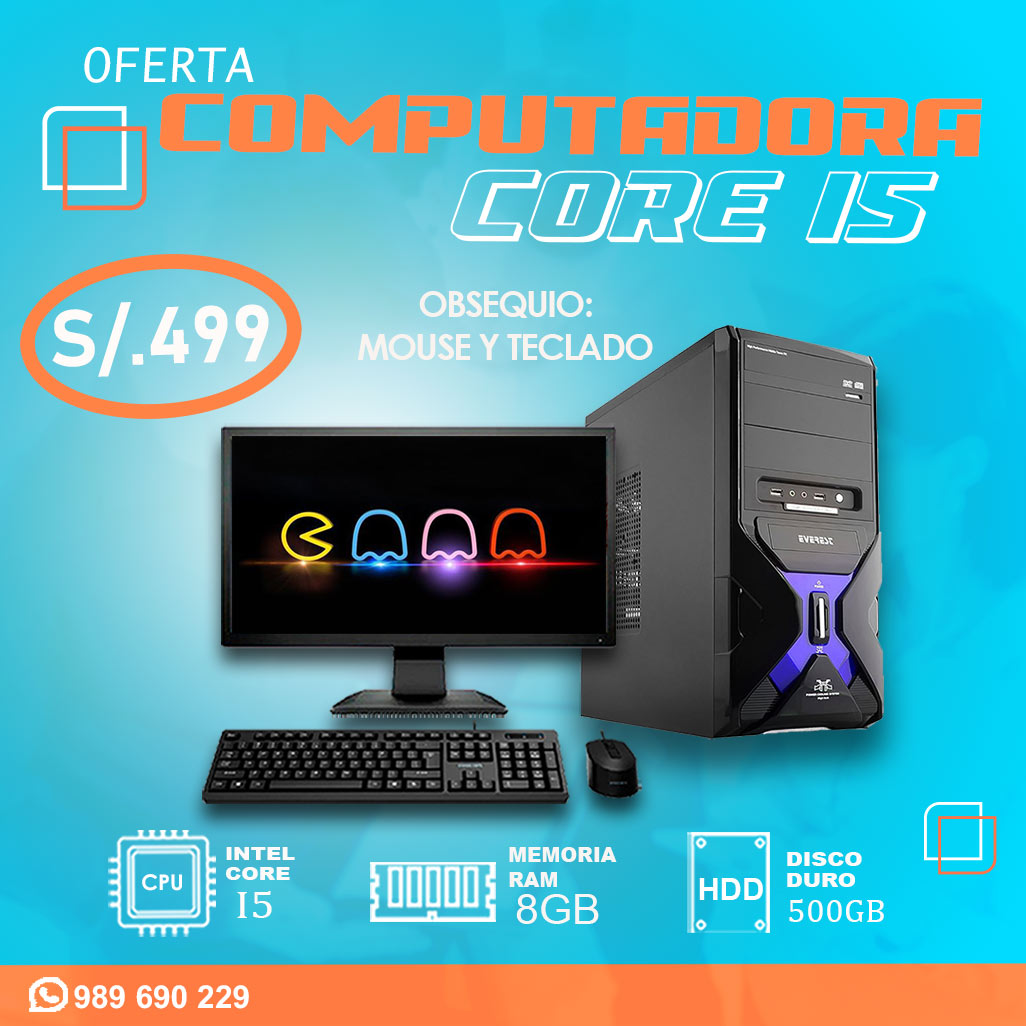 Computadora Core I5 en descuento